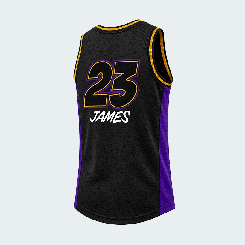 Camisilla NBA Los Angeles Lakers Negro Hombre