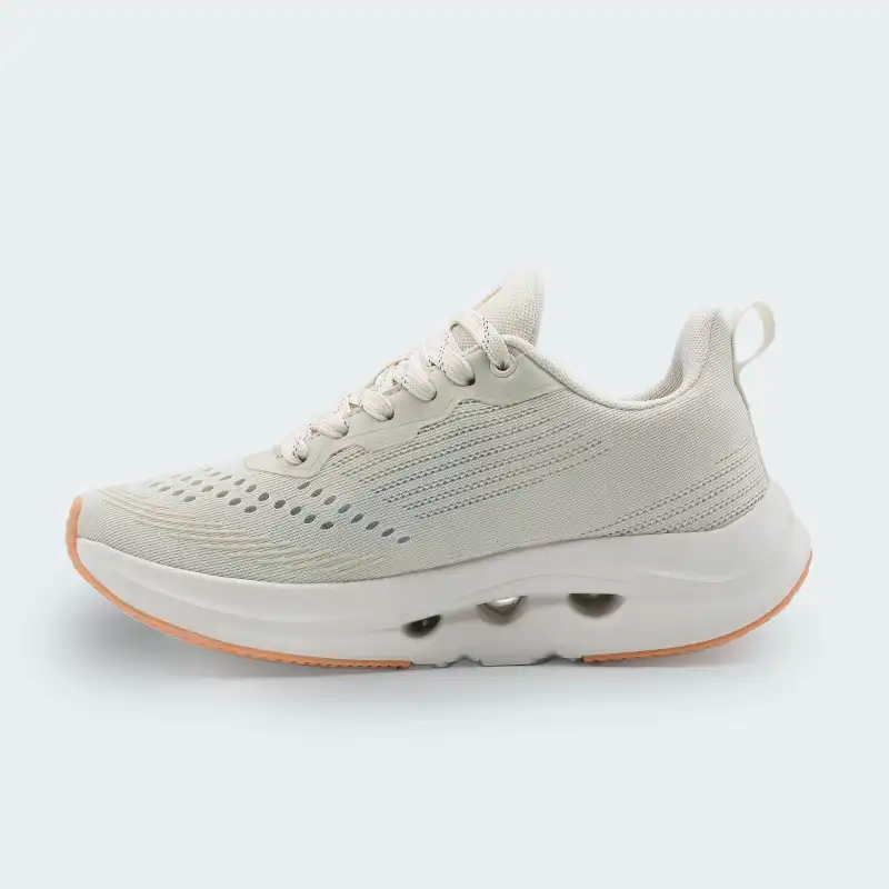 Tenis Lotto River Beige Mujer