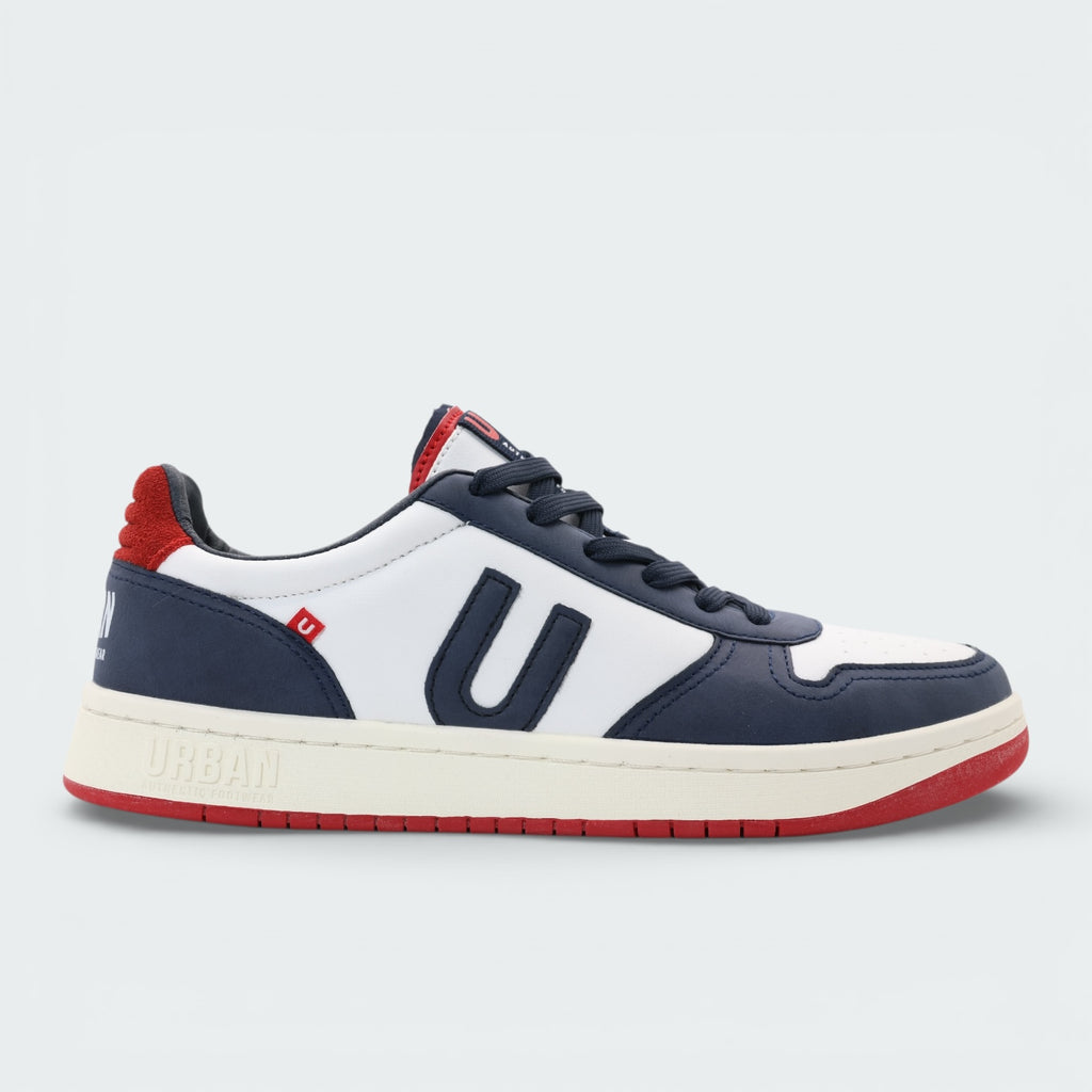 Tenis Urban Court Blanco Rojo Hombre