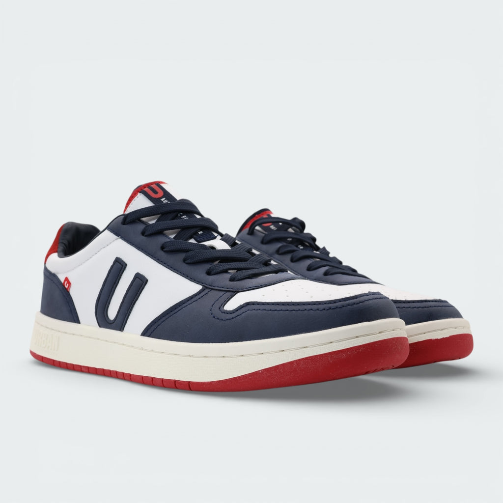 Tenis Urban Court Blanco Rojo Hombre