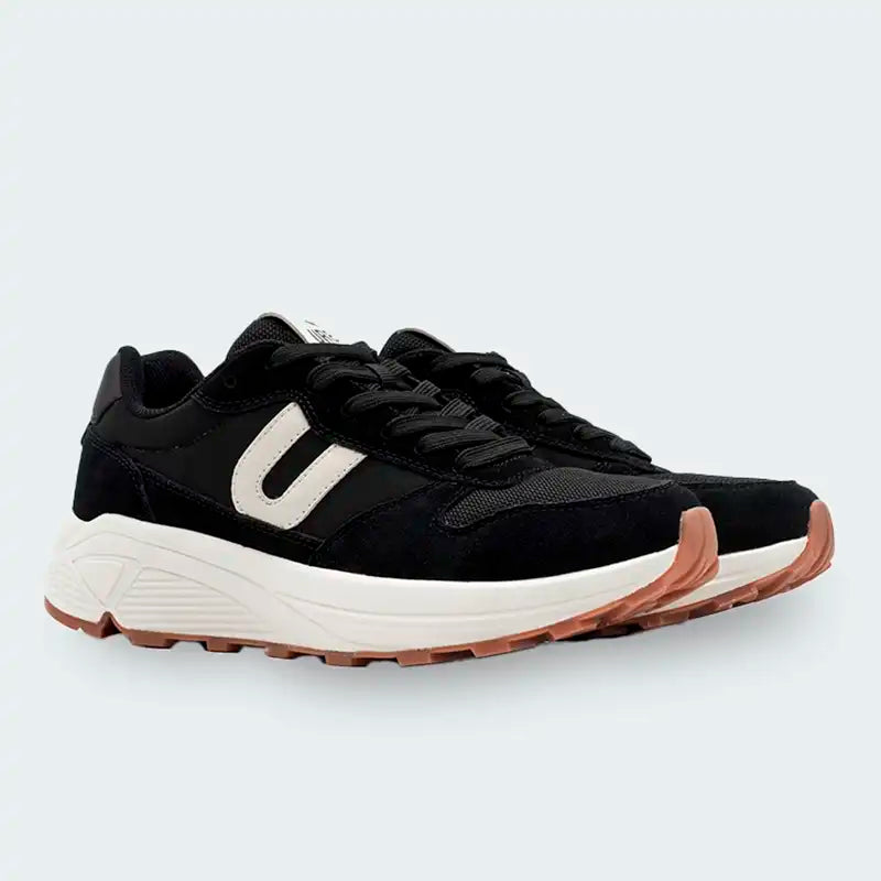 Tenis Urban Negro Rojo Hombre