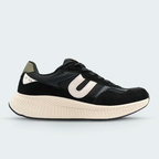 Tenis Urban Negro Blanco Verde Hombre