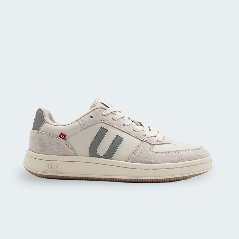 Tenis Urban Beige Blanco Mujer