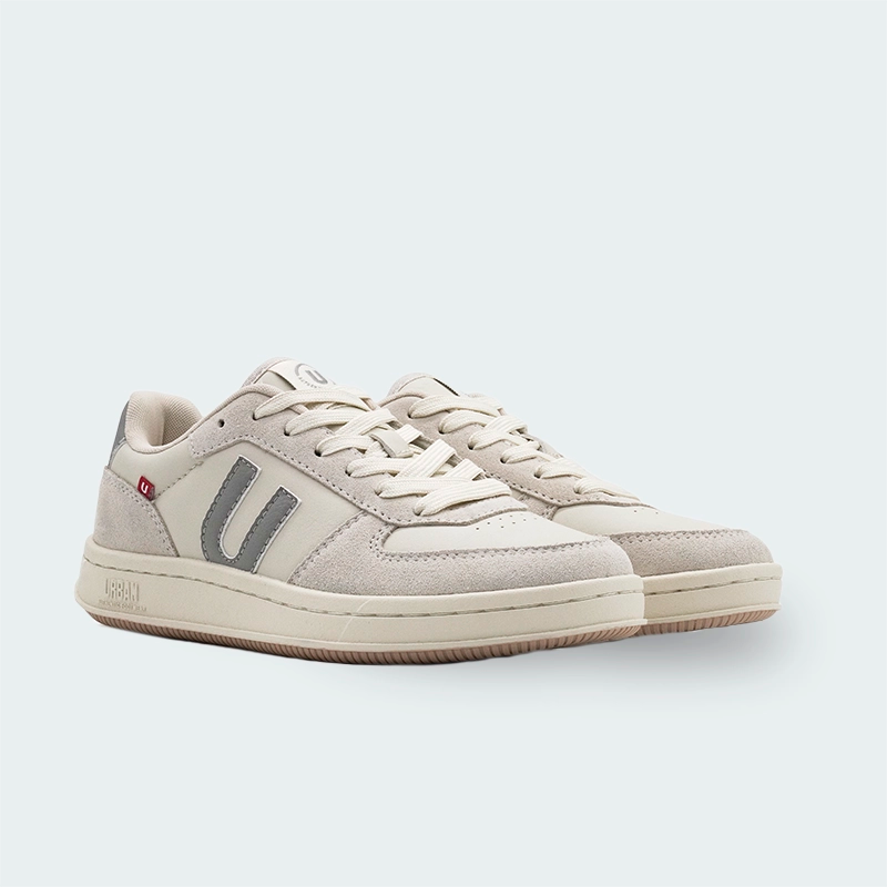 Tenis Urban Beige Blanco Mujer