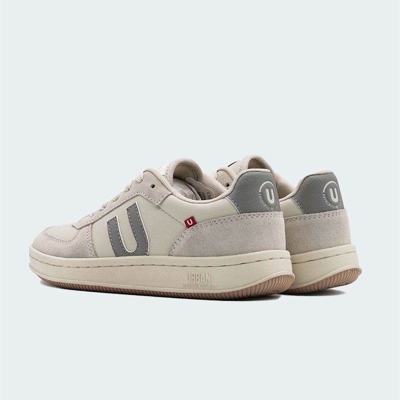 Tenis Urban Beige Blanco Mujer