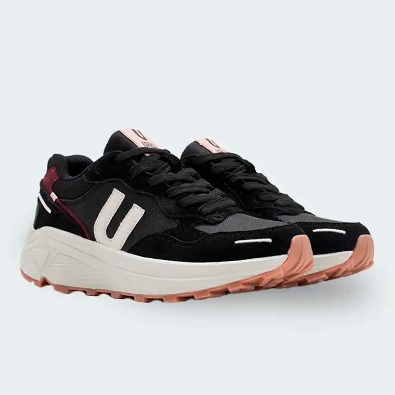 Tenis Urban Negro Negro Mujer