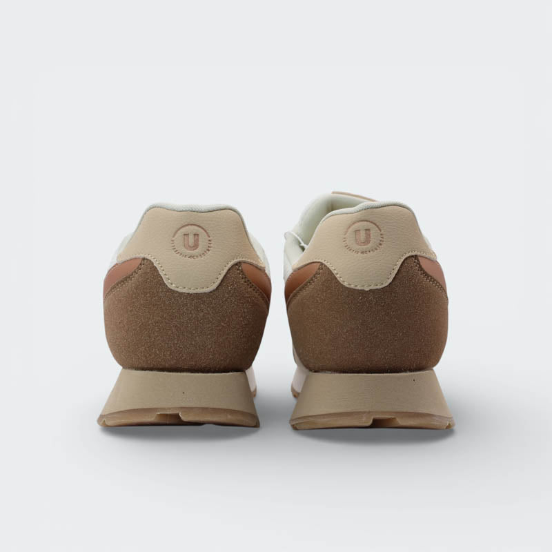 Tenis Urban Suede Trainer Beige Mujer