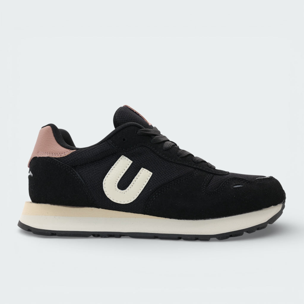 Tenis Urban Suede Negro Mujer