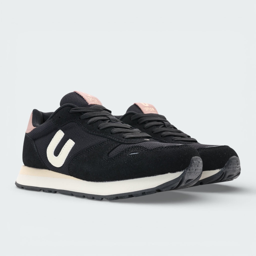 Tenis Urban Suede Negro Mujer