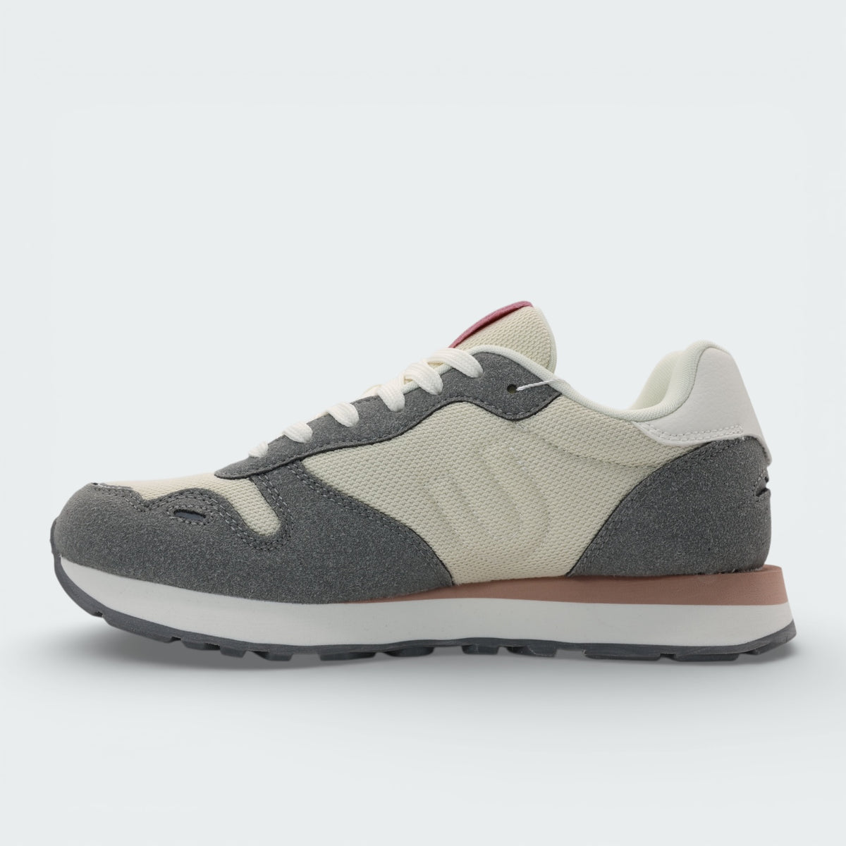 Tenis Urban Suede Gris Mujer