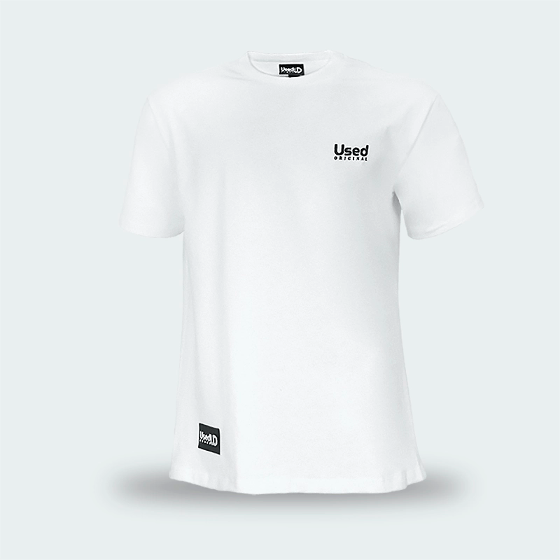 T-Shirt Oversize Used Original Bussines Blanco Hombre