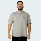 T-Shirt Oversize Used Original Bussines Gris Hombre