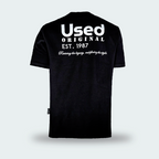 T-Shirt Used Original Classic Negro Hombre