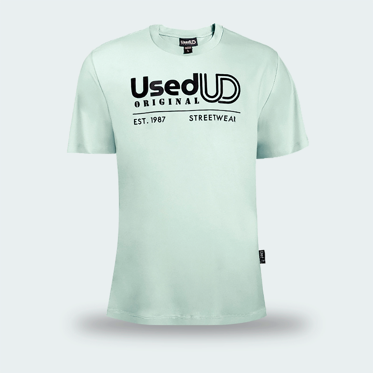 T-Shirt Used Original Classic Light Green Hombre