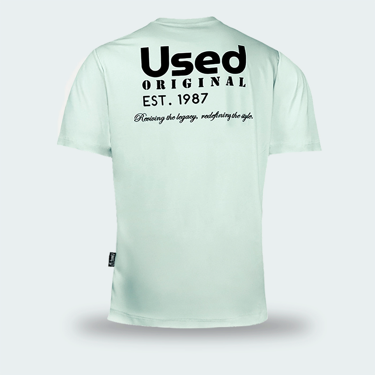 T-Shirt Used Original Classic Light Green Hombre
