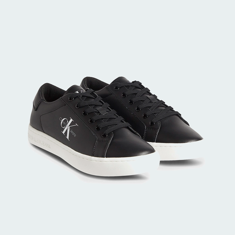 Tenis Calvin Klein Classic Cup Low Laceup Negro Hombre