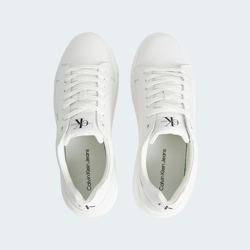 Tenis Calvin Klein Chunky Cupsole Laceup Blanco Hombre