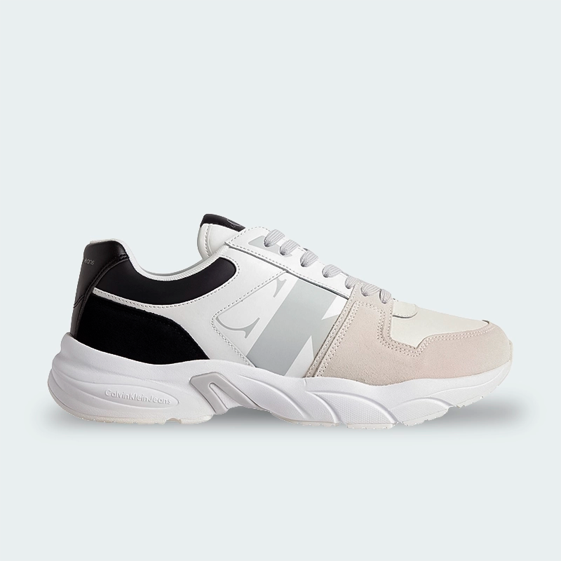 Tenis Calvin Klein Jeans Retro Blanco Hombre