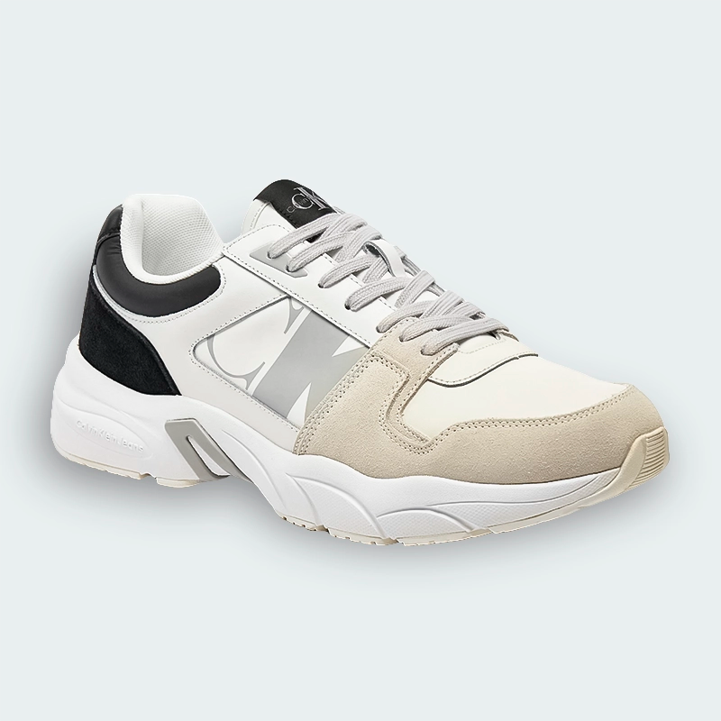 Tenis Calvin Klein Jeans Retro Blanco Hombre