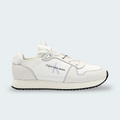 Tenis Calvin Klein Leather Trainers Blanco Hombre