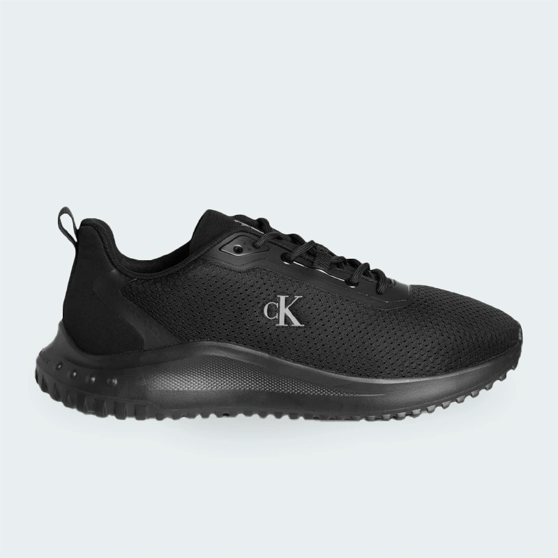 Tenis Calvin Klein Mesh Trainers Negro Hombre