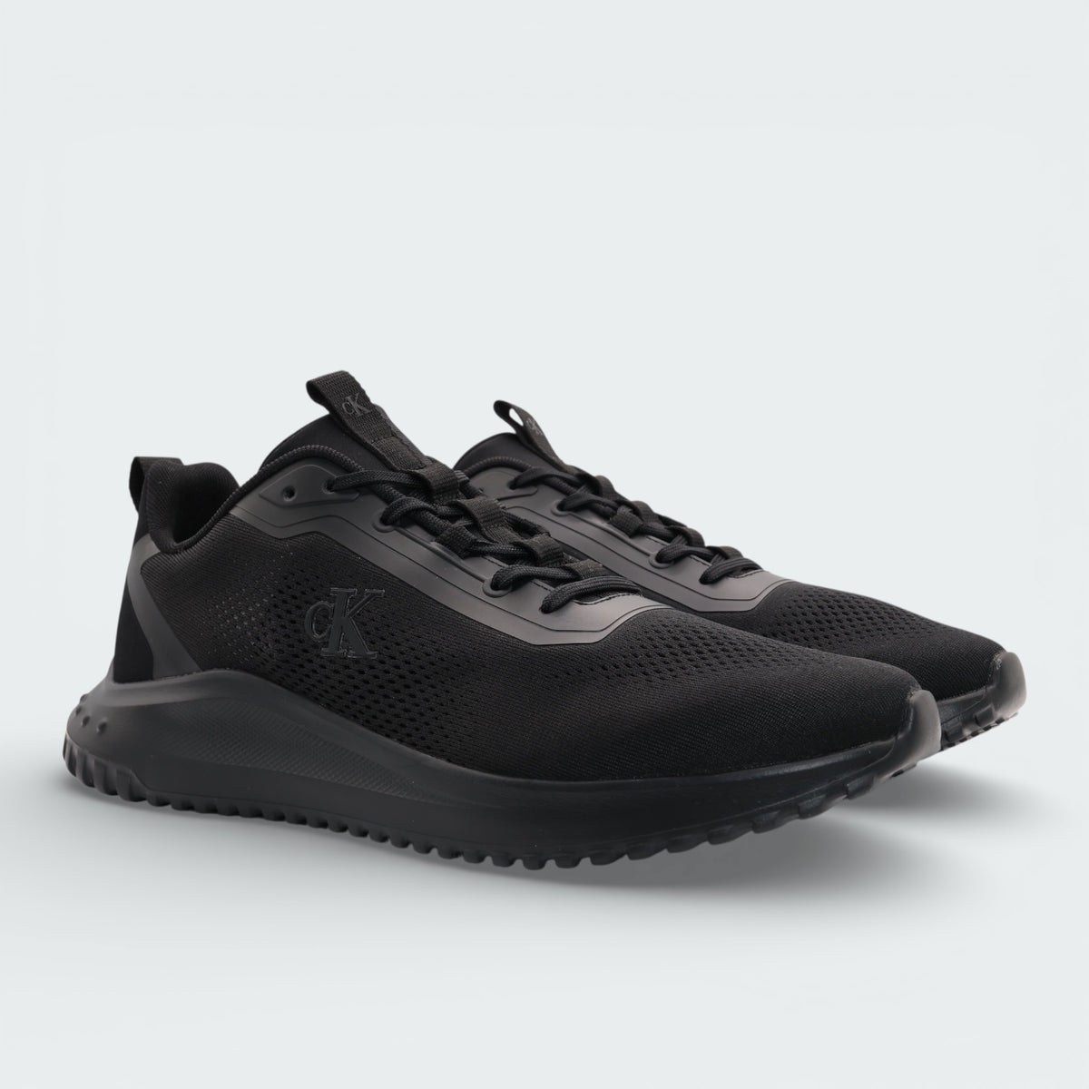Tenis Calvin Klein EVA Runner Mix Mesh Negro Hombre