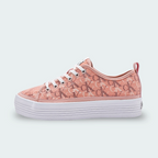 Tenis Calvin Klein Vulcanized Flatform Rosado Mujer