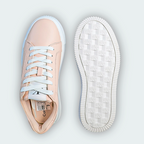 Tenis Calvin Klein Logo Rosado Mujer