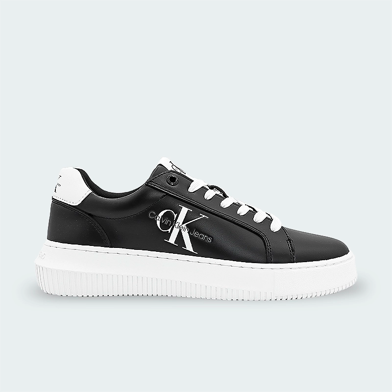 Tenis Calvin Klein Logo Negro Mujer