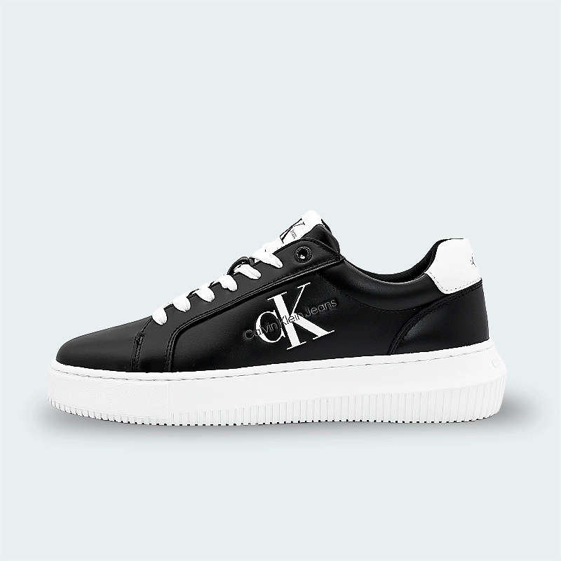 Tenis Calvin Klein Logo Negro Mujer