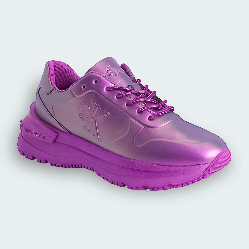 Tenis Calvin Klein Leather Chunky Trainers Mujer