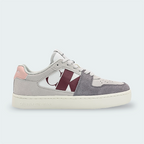 Tenis Calvin Klein Leather Sneaker Gris Mujer