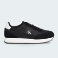 Tenis Calvin Klein Leather Trainers Negro Mujer