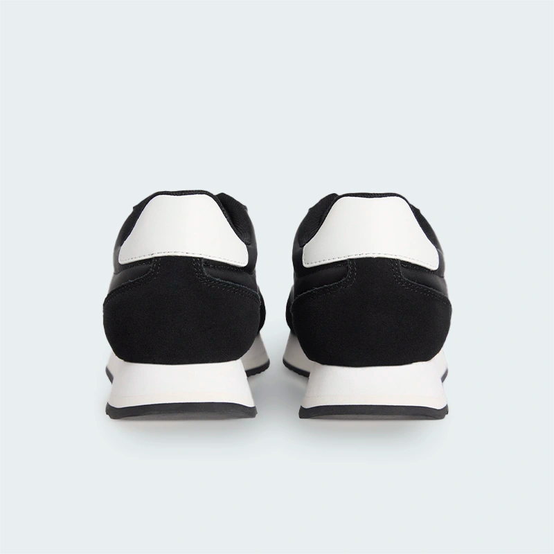 Tenis Calvin Klein Leather Trainers Negro Mujer