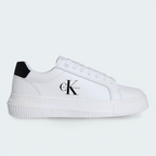 Tenis Calvin Klein Leather Trainers Blanco Mujer
