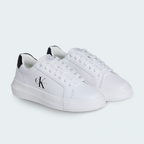 Tenis Calvin Klein Leather Trainers Blanco Mujer