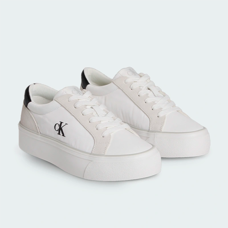 Tenis Calvin Klein Plataforma Blanco Mujer