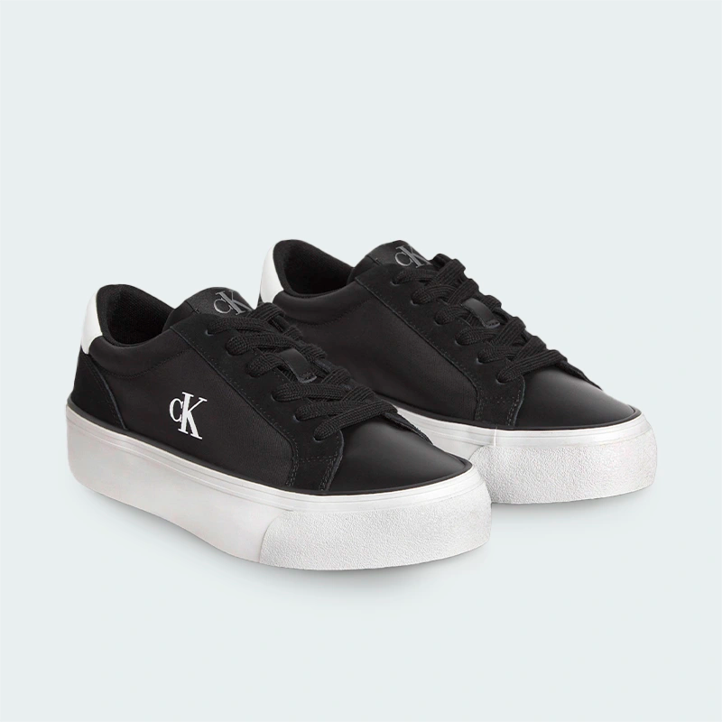 Tenis Calvin Klein Plataforma Negro Mujer