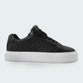 Tenis Calvin Klein Logo Monograma Negro Mujer