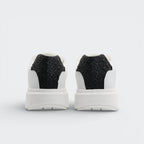 Tenis Calvin Klein Smooth Leather Logo Blanco Mujer