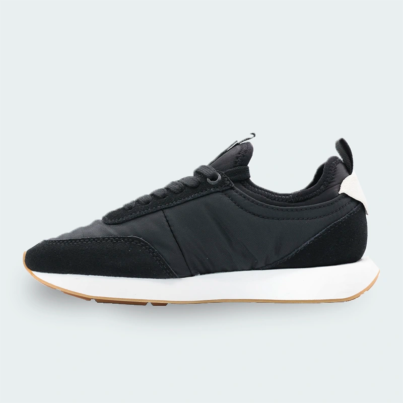 Tenis Calvin Klein Retro Runner Sock Negro Mujer